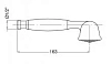 Душевая лейка Migliore Ricambi ML.RIC-33.107.cr хром