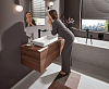 Смеситель для ванны с душем Hansgrohe Vivenis 75416670, матовый чёрный