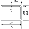 Раковина 47 см Caprigo 1427-540N