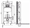 Инсталляция Jacob Delafon c безободковым унитазом Aquatek Классик E24156-NF/AQ1111-00 AQ1111-00, крышка микролифт, белый