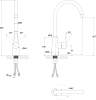 Комплект кухонная мойка Mixline ML-GM22 525173 песочный + смеситель Paulmark Holstein Ho212065-302