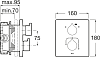 Термостат для ванны Roca Insignia 5A0C3ACN0, чёрный