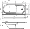 Акриловая ванна Riho Columbia 160х75 B001001005