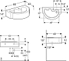 Раковина детская Geberit Bambini 60 326060000, белый