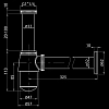 Сифон для раковины Elghansa Waste Systems WBT-501 хром