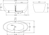 Акриловая ванна BelBagno 169х82 BB69-1700