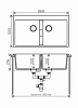 Кухонная мойка Tolero TL-862 №817 коричневый коричневый