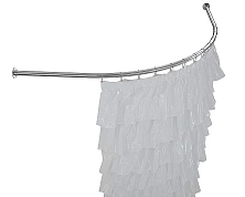 Карниз для ванной Aquanet Capri 156492 хром