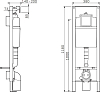 Система инсталляции для унитазов Wisa XS WC Front Basic