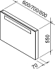 Зеркало Ravak Classic 700 эспрессо X000000431