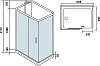 Душевая кабина Weltwasser WW500 10000003274 стекло прозрачное, профиль хром