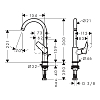 Смеситель для раковины Hansgrohe Logis 71130670, черный матовый