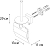 Держатель туалетной бумаги Fixsen Kvadro FX-61310E хром