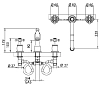 Смеситель для ванны Bandini Antica 606640PN0 хром