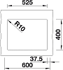 Кухонная мойка Blanco Subline 340/160-U 523565 (чаша справа) серый бежевый