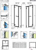 Боковая стенка 41.5 см Radaway Arta DWS 415 L 386092-03-01L стекло прозрачное
