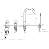 Смеситель для ванны с душем Ramon Soler Rs Cross 623303TM хром