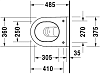 Подвесной унитаз Duravit Starck-3 2227090000