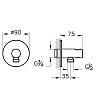 Душевая система VitrA Origin A49284EXP черный