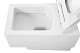 Подвесной унитаз Cezares Cadro CZR-4823-CHR/CZR-4823-SC, безободковый, сиденье SoftClose, белый