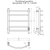 Полотенцесушитель электрический Тругор Приоритет Пэк сп серия 3 ПриоритетПэксп3/605032 хром