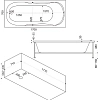Акриловая ванна Bas Нептун В 00026 белый