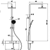 Душевая система AQUAme AQM8009CR хром