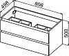 Тумба под раковину Cezares Molveno 90 MOLVENO-90-2C-SO-BG, белый