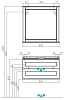 Тумба под раковину Aquaton Леон 1A186301LBPS0 белый