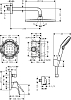 Душевая система Hansgrohe Crometta S 27958000, хром