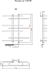 Полотенцесушитель электрический Тругор Логика эл ТЭН 80*60 (ЛЦ9)