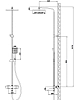Душевая система Esko STT5054 BL черный