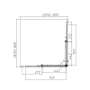 Душевой уголок Vincea Dice VSS-4D900CLB 90x90, черный, стекло прозрачное