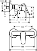 Смеситель для душа Hansgrohe Talis E 71760670, чёрный матовый