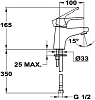 Смеситель для раковины Mofem Junior 150-0057-30 хром