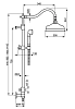 Душевой гарнитур Emmevi Deco Old C02618EBR бронза