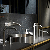 Раковина накладная 40 см Gessi 316 54601#239, steel brushed