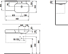 Раковина Laufen Ino 8.1330.1.000.104.1 90 см полочка слева