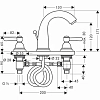 Смеситель для раковины Axor Carlton 17134090 золото, хром