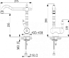Смеситель Timo Morea 2406F champagne для кухонной мойки
