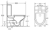 Напольный унитаз Owl Eter Cirkel-G OWLT190202/OWLT190202/2, безободковый, сиденье тонкое, Soft Close