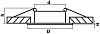 Встраиваемый светильник Lightstar Levigo 010013
