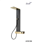 Душевая панель Cerutti Spa Avisio CT9659 желтый, черный
