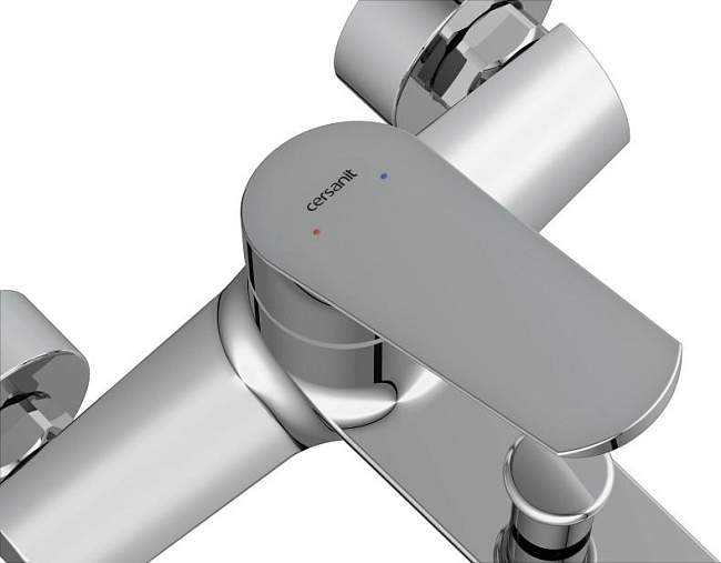 Смеситель для ванны с душем Cersanit Flavis 63035, хром