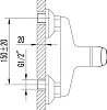 Смеситель Lemark Omega LM3103C для душа