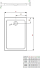 Душевой поддон Radaway Doros F 120x70, SDRF1270-01