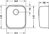 Кухонная мойка Alveus Variant 40-K 1009013