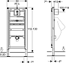 Система инсталляции для писсуаров Geberit Duofix 111.686.00.1