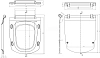 Инсталляция Ideal Standard Prosys Eco Frame M с унитазом Stworki Стокгольм Clean On DPL EO slim 63428, крышка микролифт, клавиша хром, E233267/63428/R0121AA