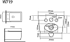 Подвесной унитаз Black&White Universe W-719 с сиденьем микролифт
